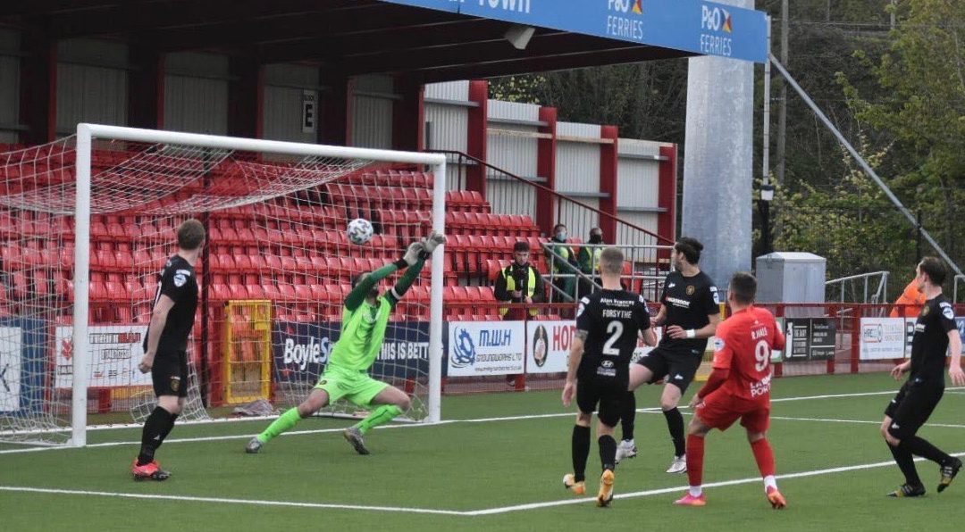 Invermen make Irish Cup semi-finals after derby win