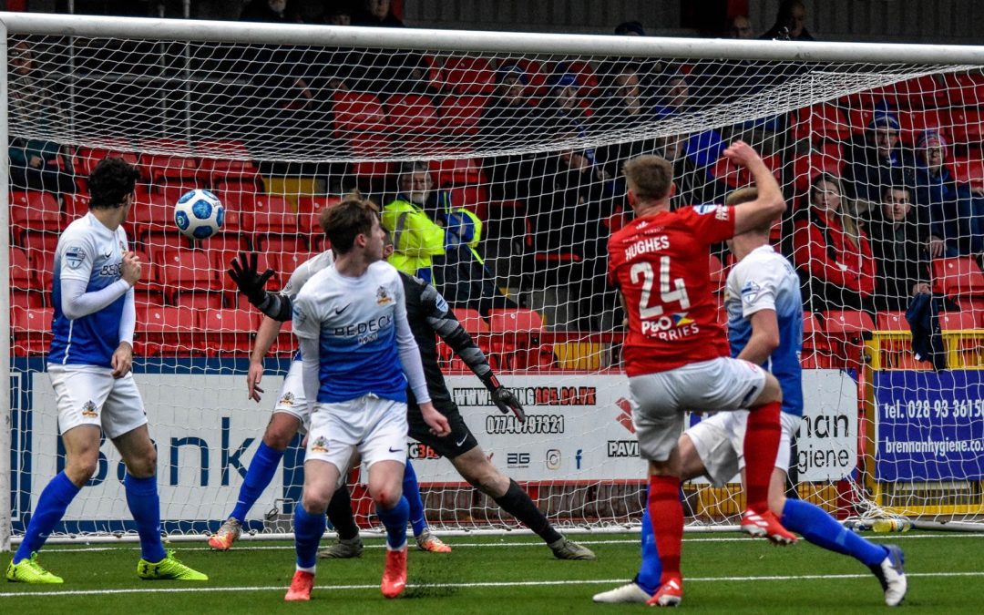 Another late equaliser denies Larne home victory