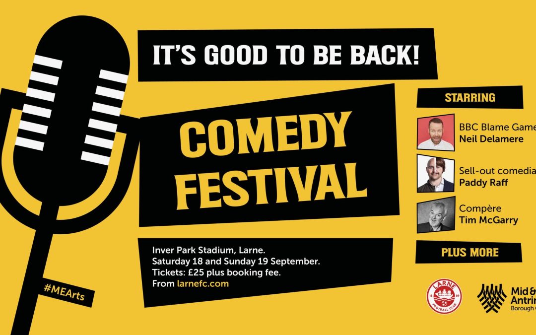 Neil Delamere and Paddy Raff headlining Inver Comedy Festival