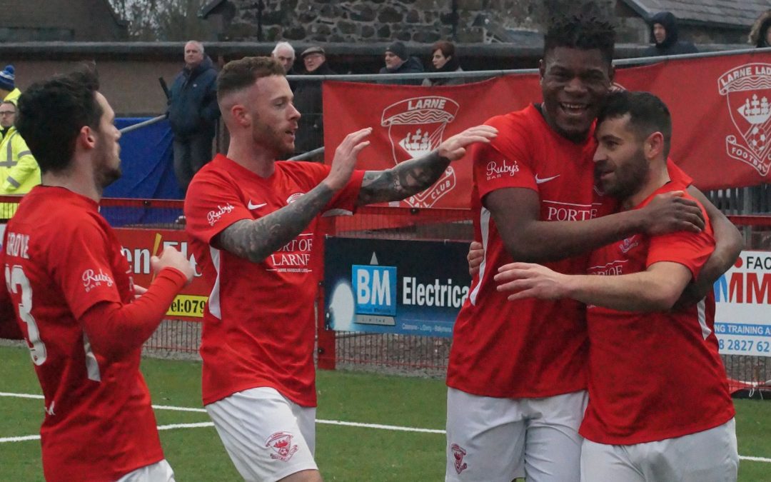 Larne book Tennent’s Irish Cup last 16 spot
