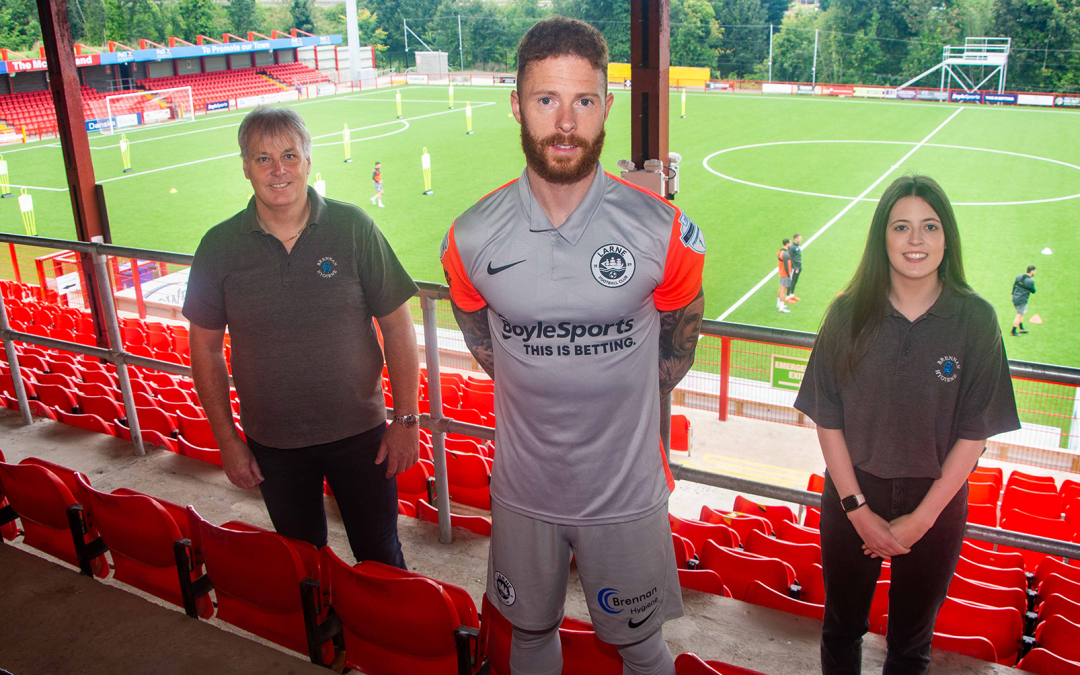 Brennan Hygiene back Larne as new short sponsors