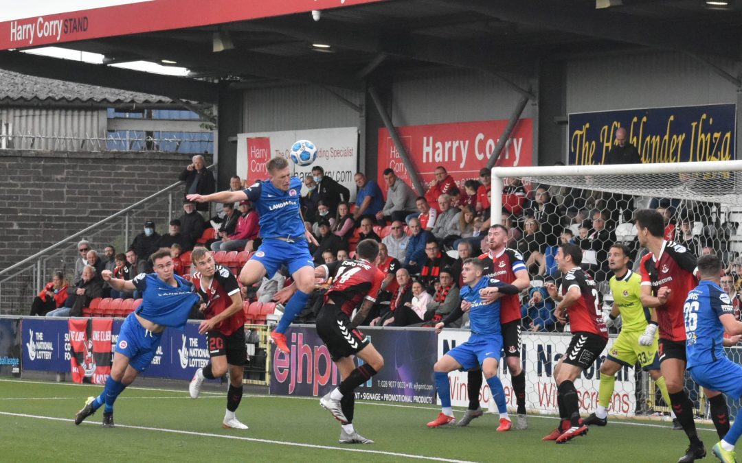 Larne fall to first defeat of the season after Seaview tussle