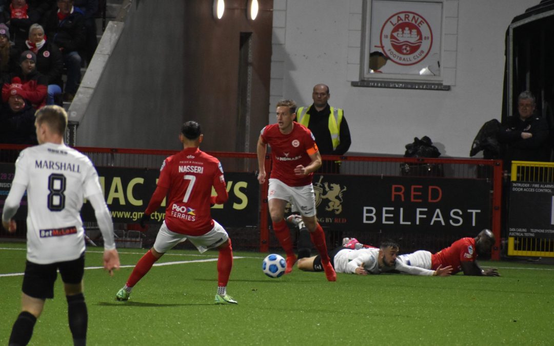 Herron on target as Larne pegged back by Glens