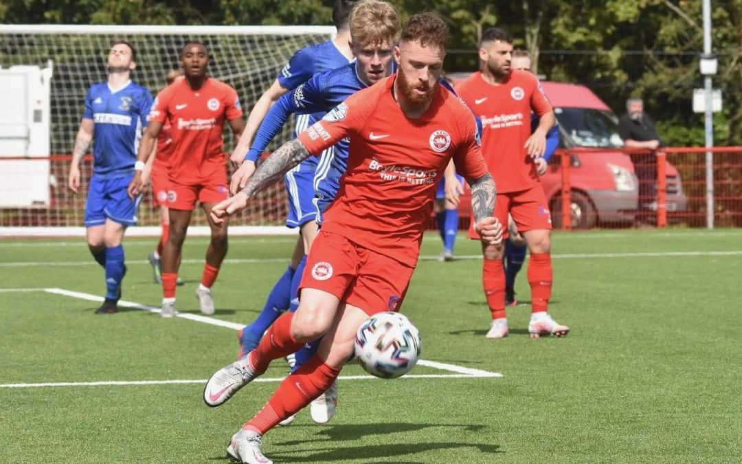 Hale hat-trick as Larne win handsomely for Cup progress