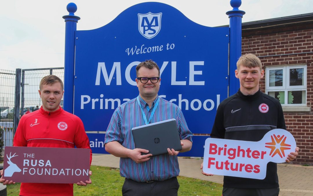 Brighter Futures donate 12 more ‘Laptops for Larne’
