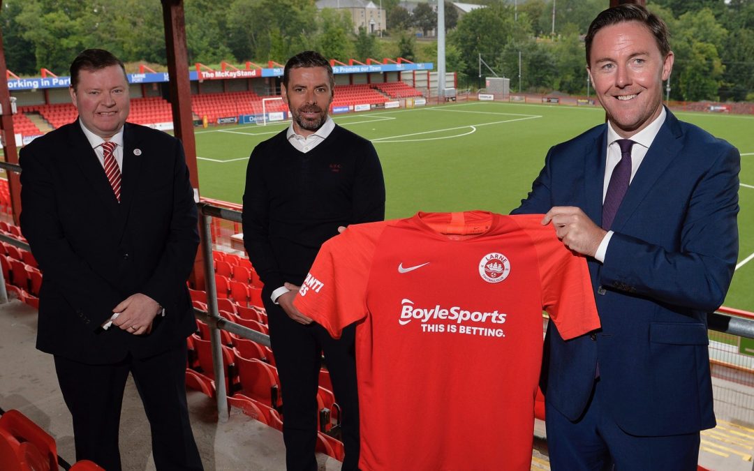 BoyleSports back Larne as new principal partners