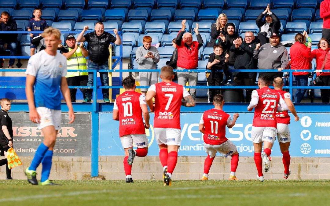 Late Doherty penalty earns Larne Mourneview win