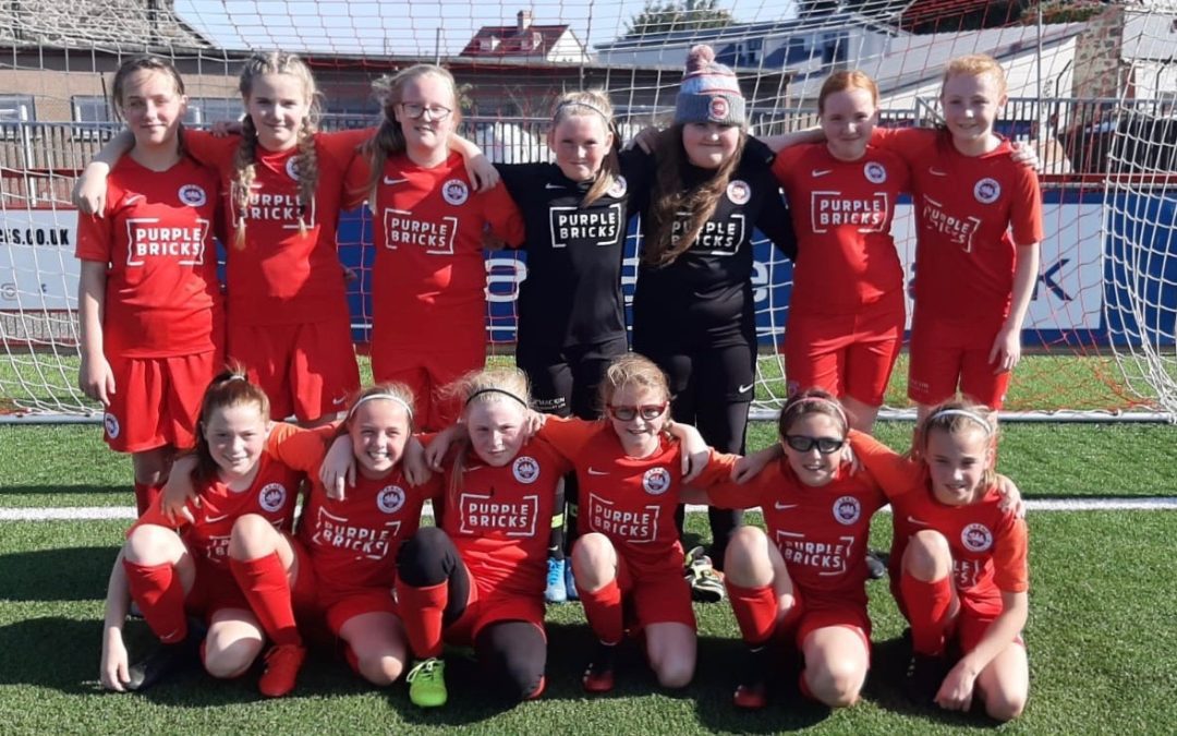 Ladies under-13’s continue to take giant strides