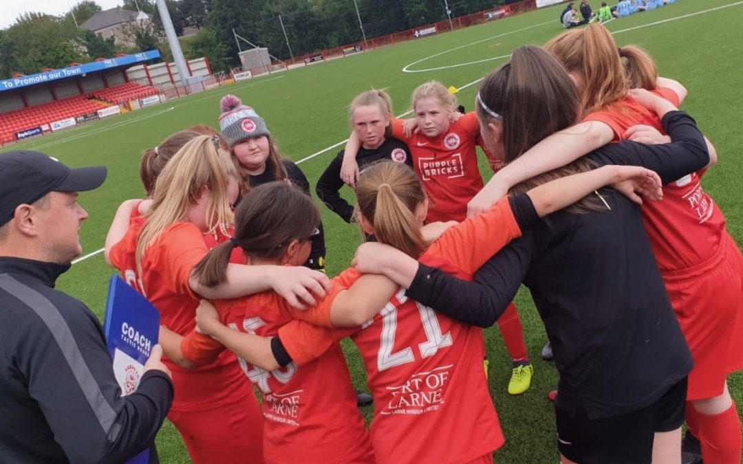 Ladies under-13’s earn Ballymena pre-season win