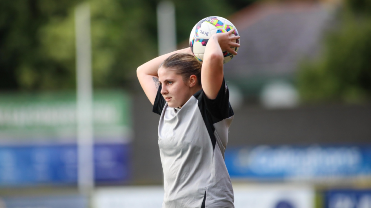 Larne Women versus Derry City