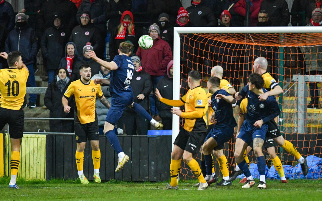 Larne exit Shield on penalties