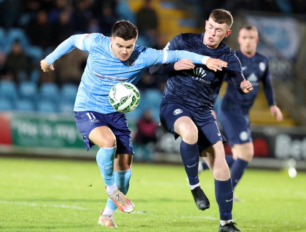 Matt Ridley Footballer First half showing earns derby win | Larne FC