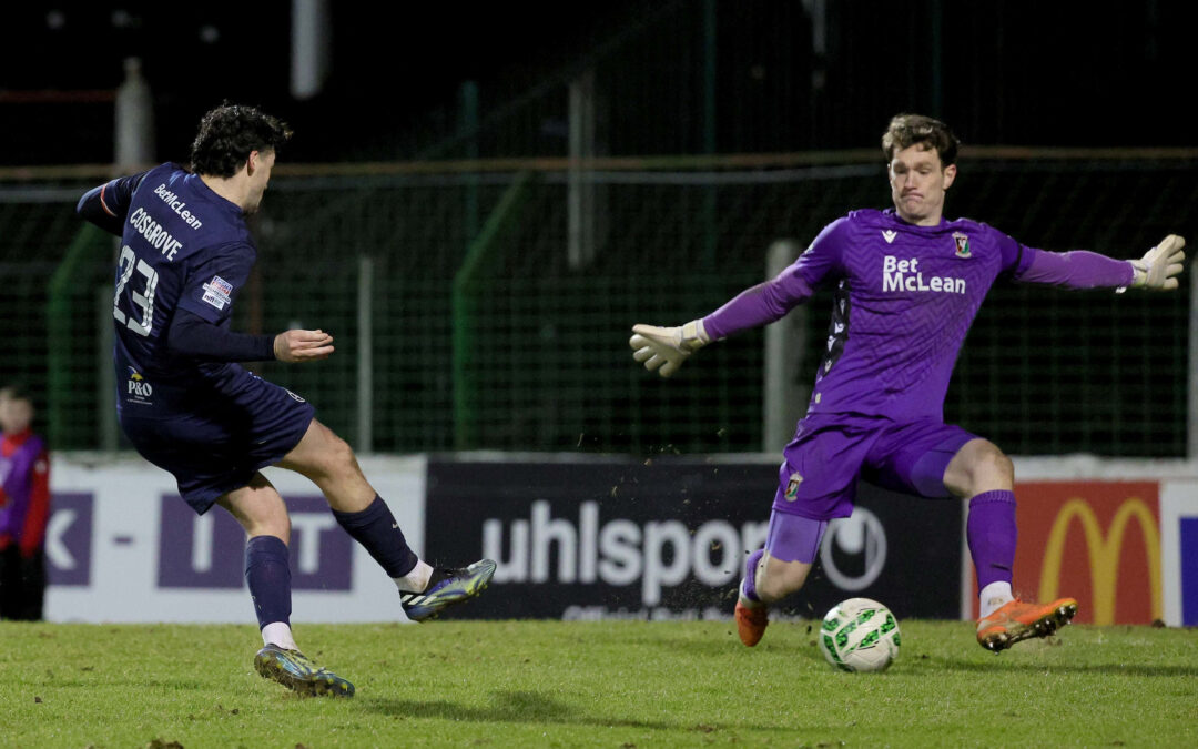 Larne increase lead with Oval win