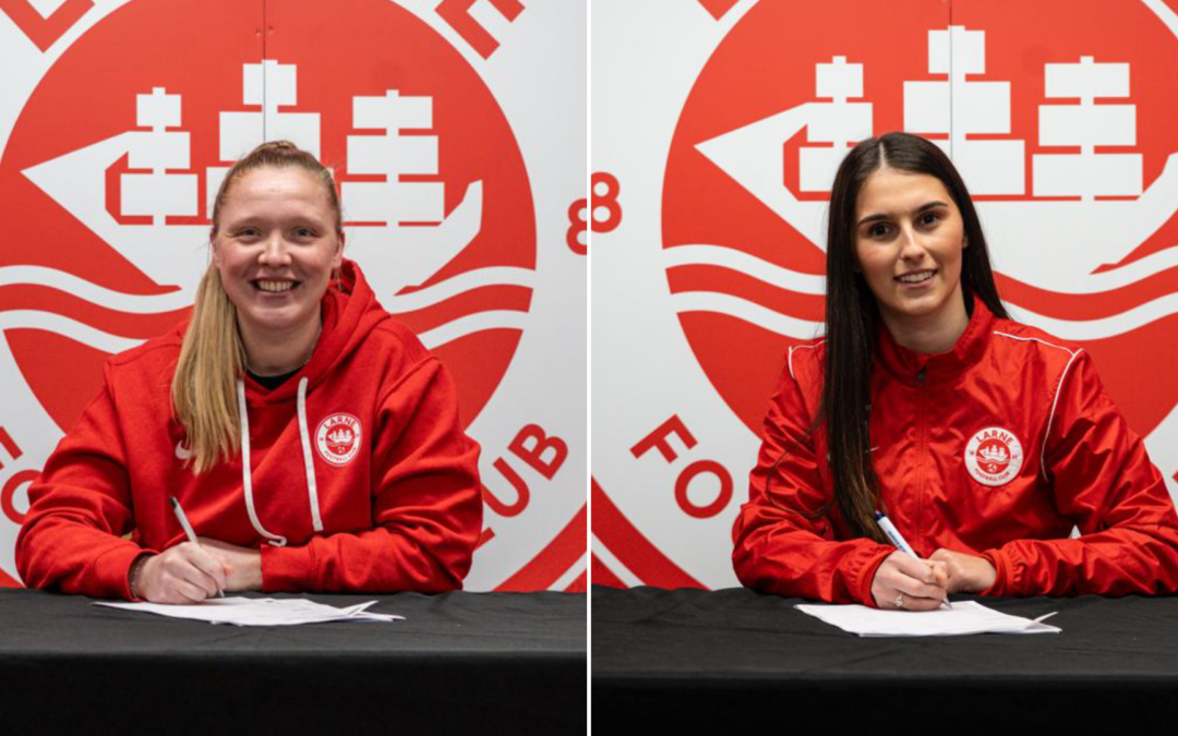 Johnston & Brady sign professional deals for the Inver Women